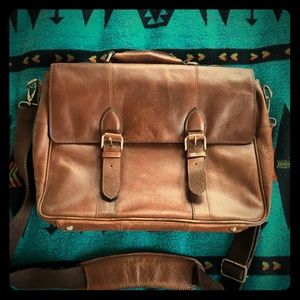 British Belt Company Messenger Bag (Leather)